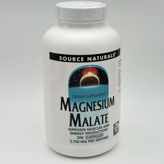 Source Naturals Magnesium Malate 625 mg 200 kapsler