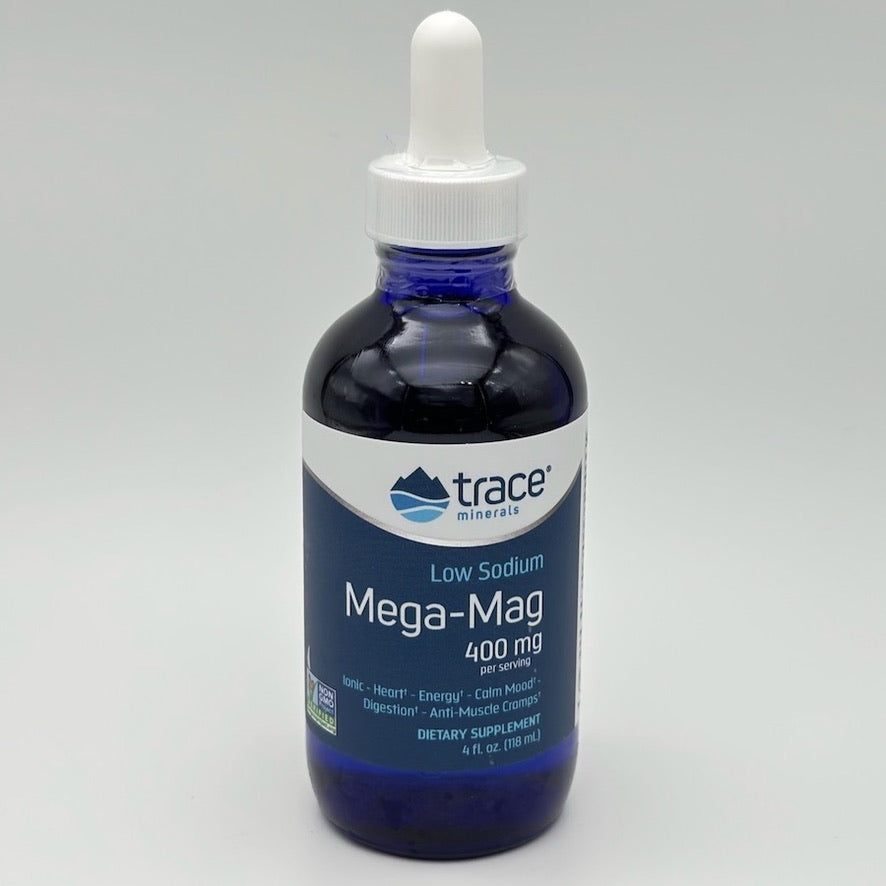 Trace Minerals Mega-Mag Magnesium med Trace Minerals, 400 mg