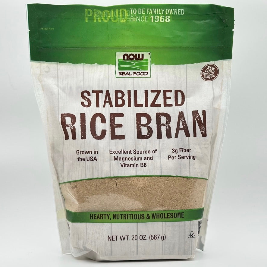 Now Foods Stabilisert Rice Bran 567g