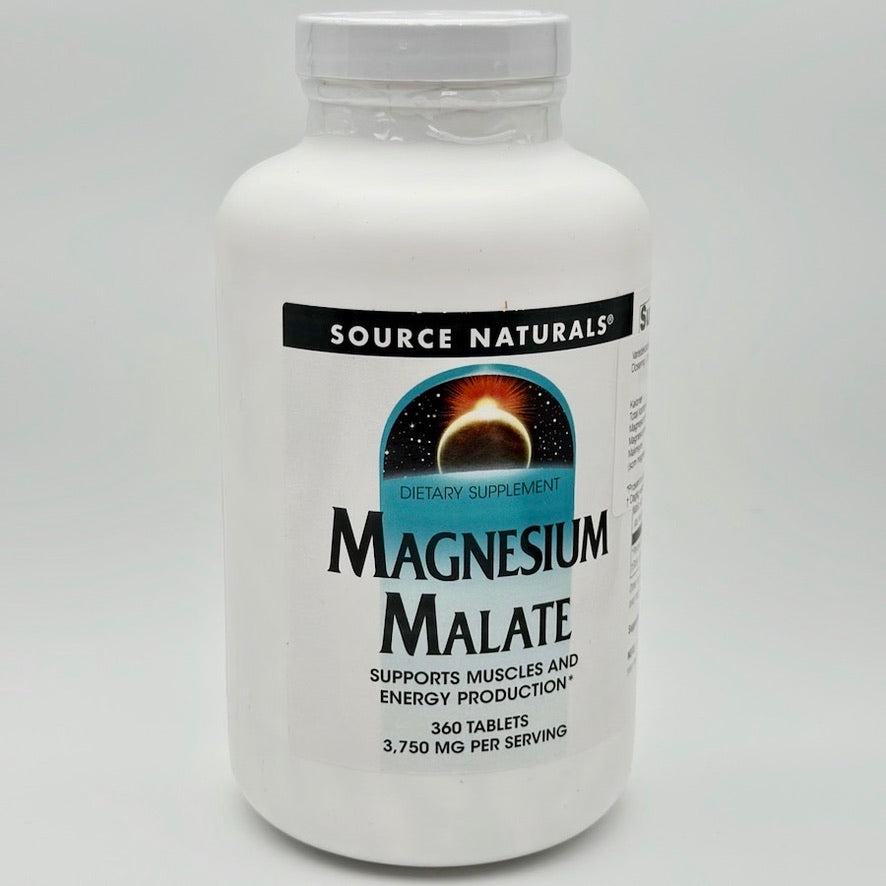 Magnesium Malate, 3750 mg, 360 Tabletter
