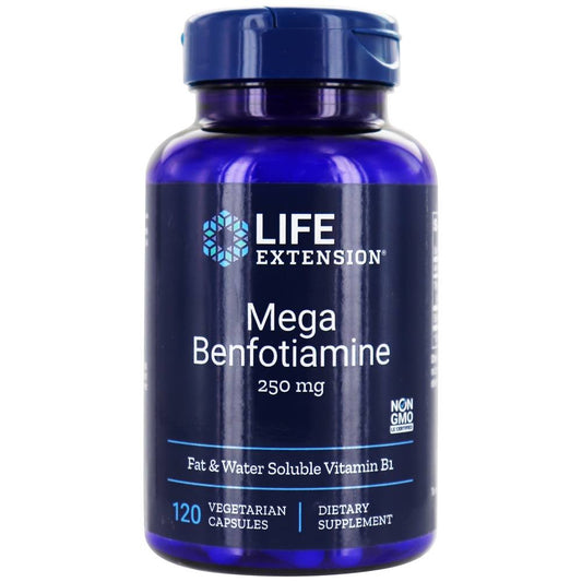 Mega Benfotiamine 250 mg 120 kapsler